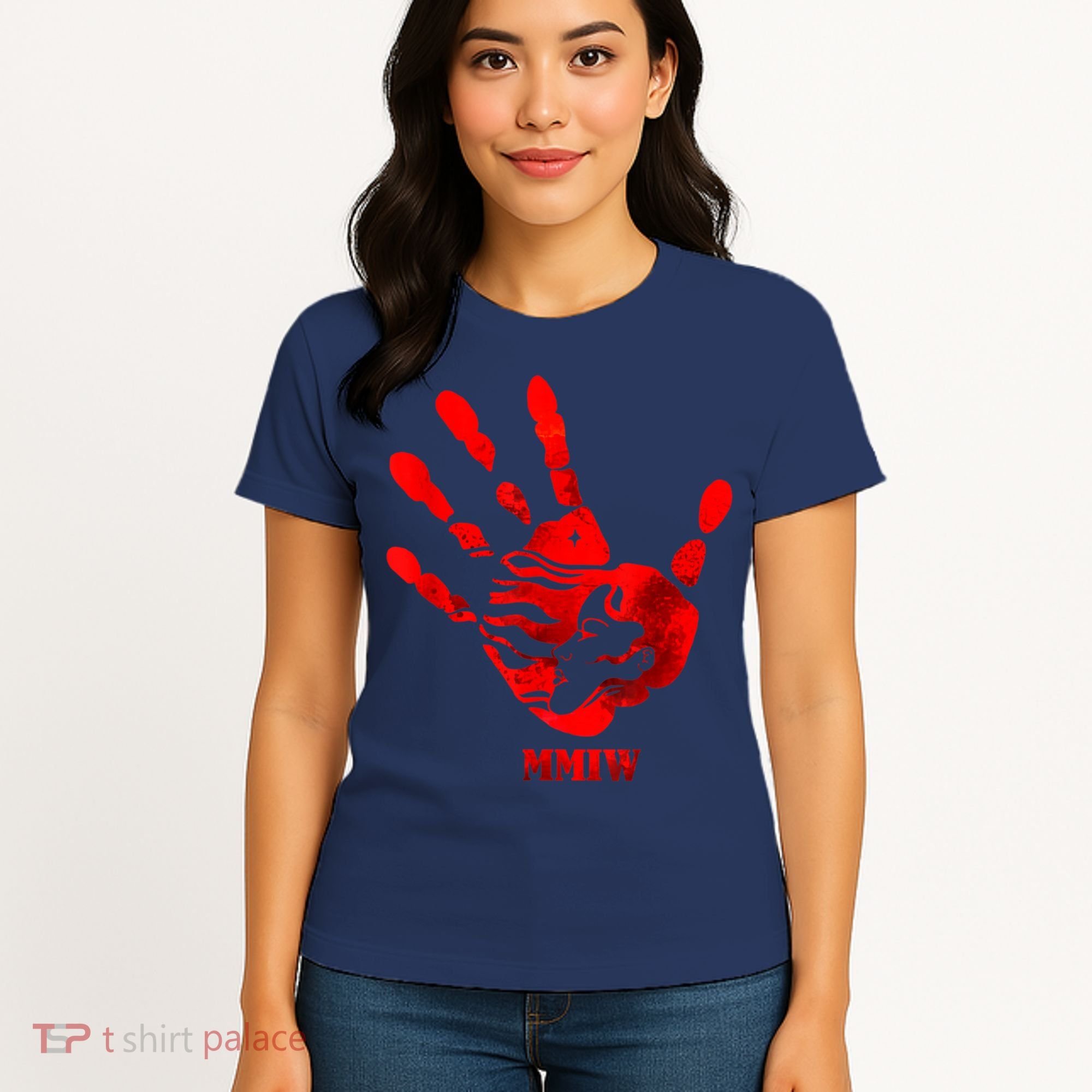 Hand Red MMIW Women's T-Shirt