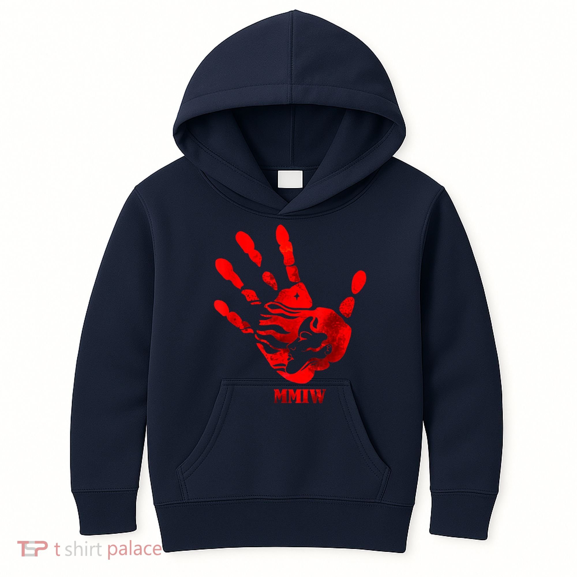 Hand Red MMIW Kids Hoodie