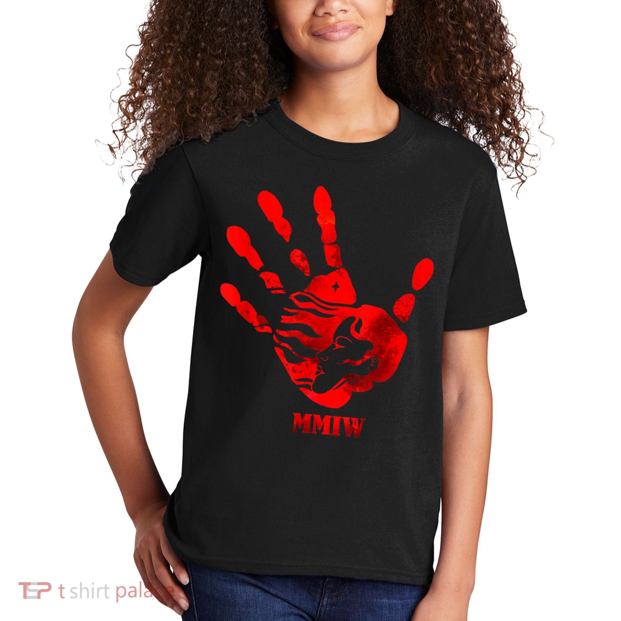 Hand Red MMIW Kids T-Shirt