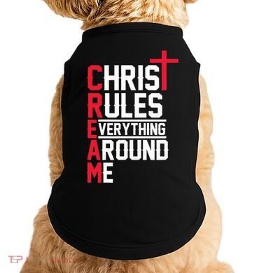 Hiphop Rap Music Cream Christ Rules Everything Around Me Doggie Tank