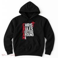 Hiphop Rap Music Cream Christ Rules Everything Around Me Hoodie thumb 0