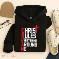 Hiphop Rap Music Cream Christ Rules Everything Around Me Hoodie thumb 4