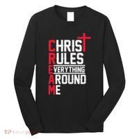 Hiphop Rap Music Cream Christ Rules Everything Around Me Long Sleeve Shirt thumb 0