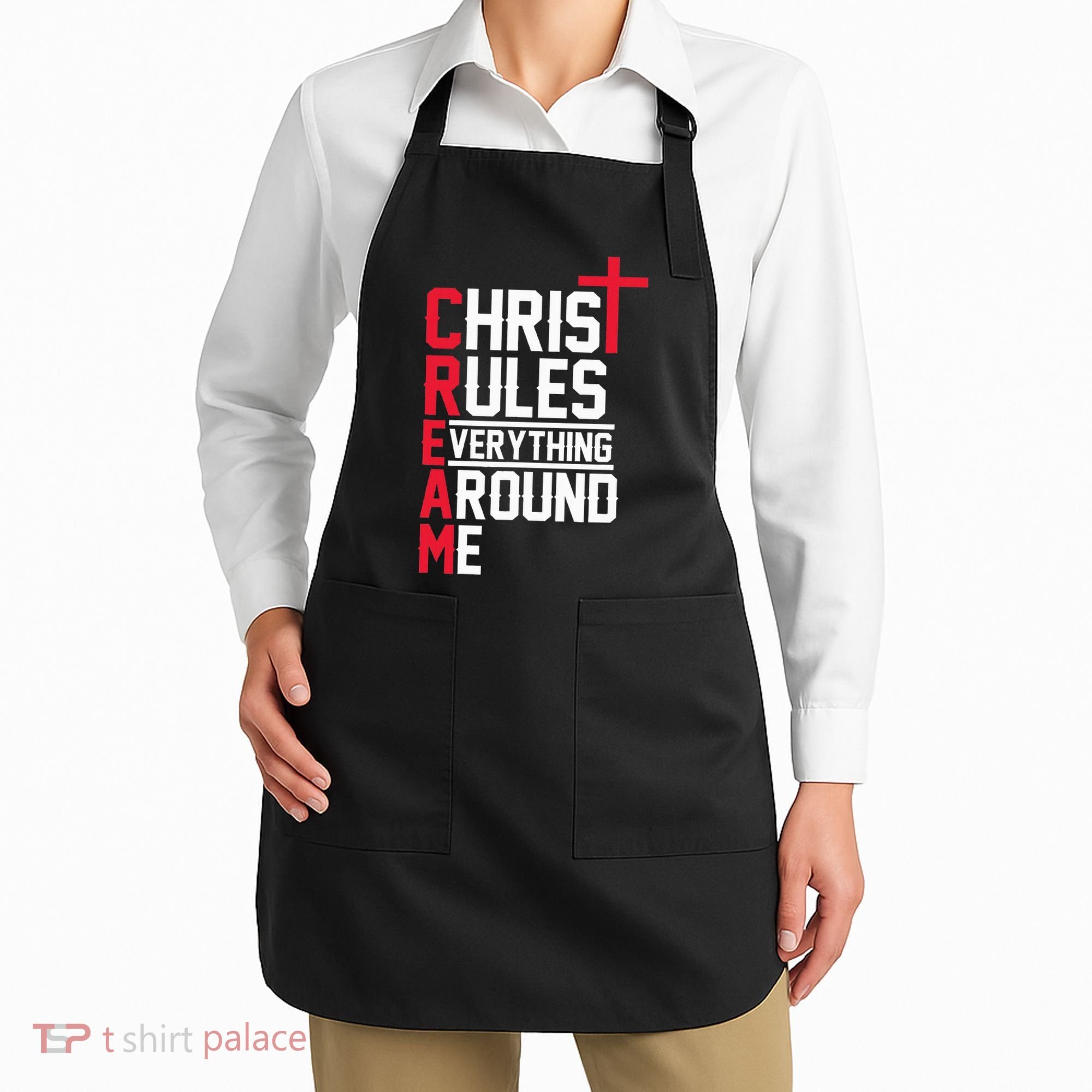Hiphop Rap Music Cream Christ Rules Everything Around Me Apron