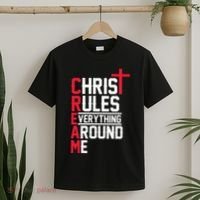 Hiphop Rap Music Cream Christ Rules Everything Around Me T-Shirt thumb 2