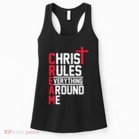 Hiphop Rap Music Cream Christ Rules Everything Around Me Women's Tank Top thumb 0