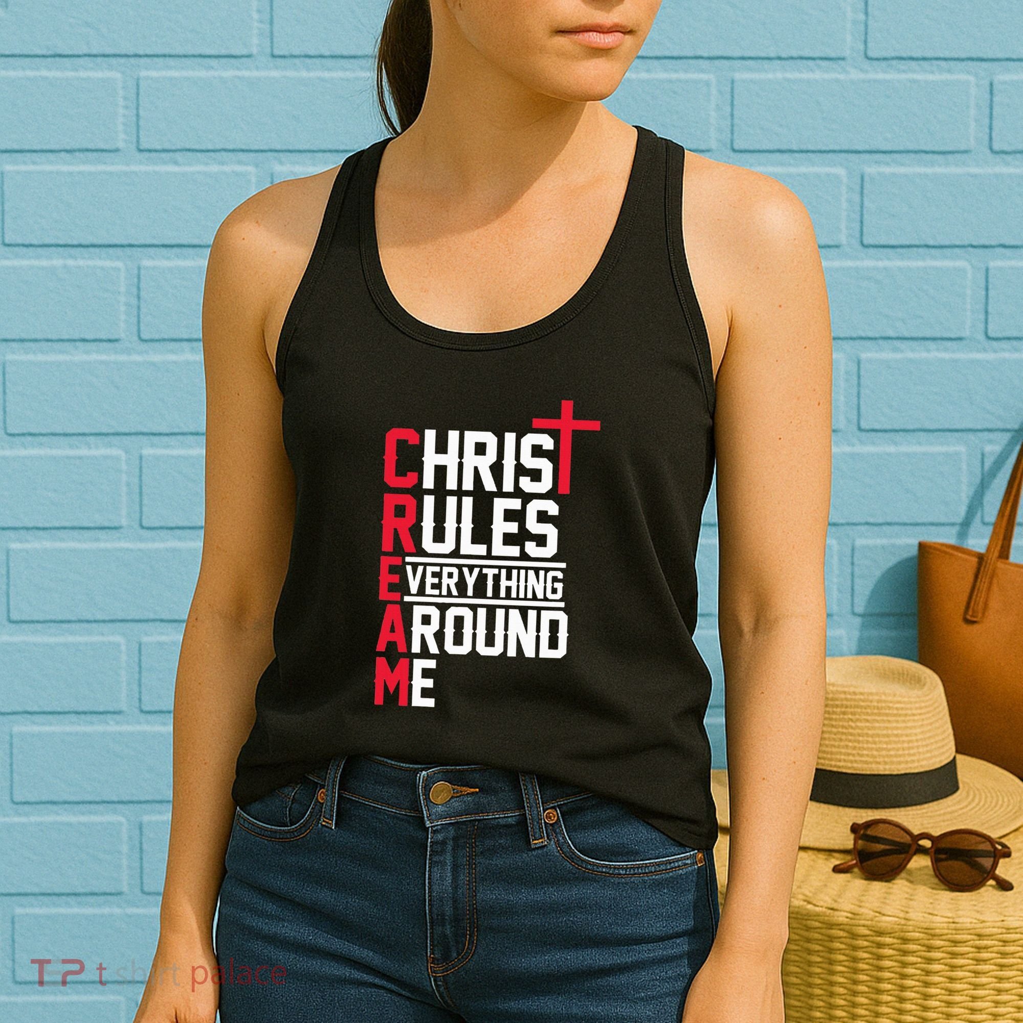 Hiphop Rap Music Cream Christ Rules Everything Around Me Women's Tank Top