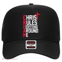 Hiphop Rap Music Cream Christ Rules Everything Around Me Hat thumb 0
