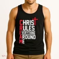 Hiphop Rap Music Cream Christ Rules Everything Around Me Tank Top thumb 3