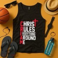 Hiphop Rap Music Cream Christ Rules Everything Around Me Tank Top thumb 4
