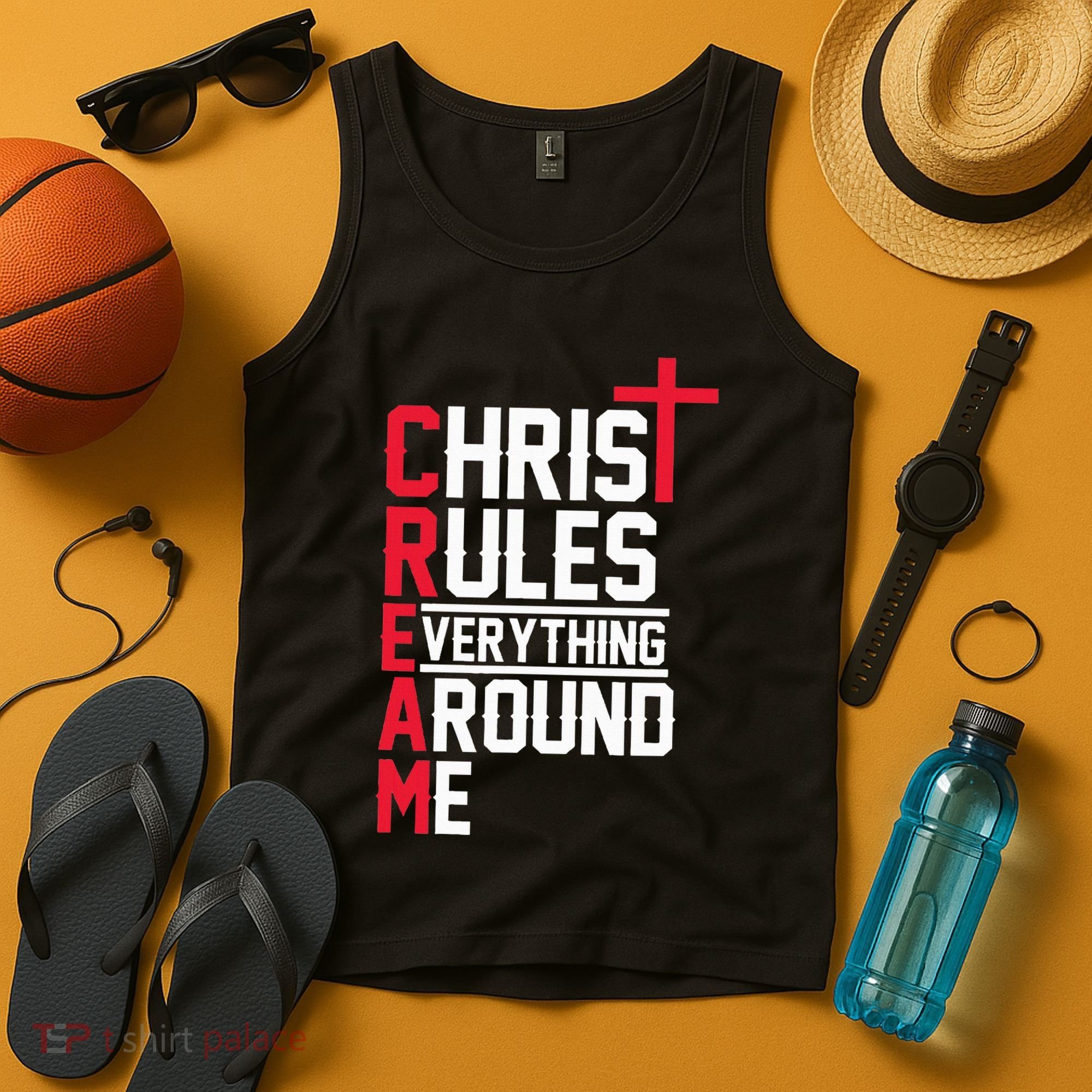 Hiphop Rap Music Cream Christ Rules Everything Around Me Tank Top