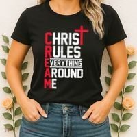 Hiphop Rap Music Cream Christ Rules Everything Around Me Women's T-Shirt thumb 2
