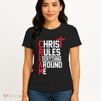 Hiphop Rap Music Cream Christ Rules Everything Around Me Women's T-Shirt thumb 4