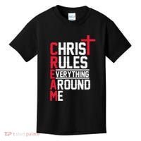 Hiphop Rap Music Cream Christ Rules Everything Around Me Kids T-Shirt thumb 0
