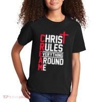 Hiphop Rap Music Cream Christ Rules Everything Around Me Kids T-Shirt thumb 2