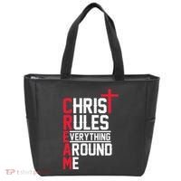 Hiphop Rap Music Cream Christ Rules Everything Around Me Tote Bag thumb 0