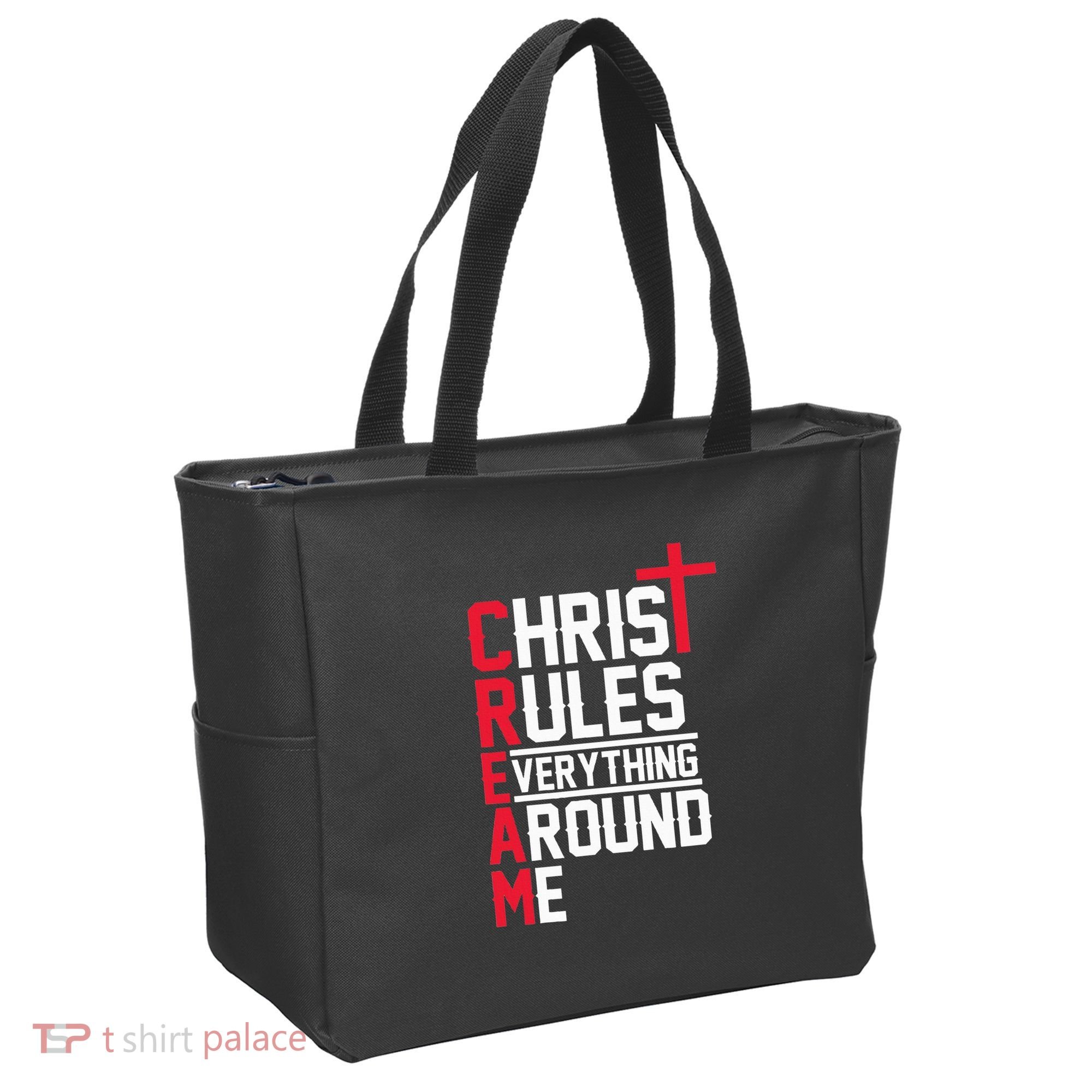 Hiphop Rap Music Cream Christ Rules Everything Around Me Tote Bag