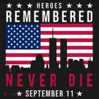 Heroes Remembered Never Die 911 American Flag Coaster thumb 2