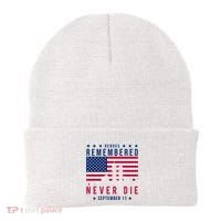 Heroes Remembered Never Die 911 American Flag Beanie thumb 0