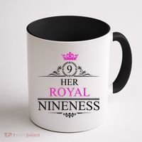 Her Royal Nineness 9th Birthday Nine Year Old Girl Coffee Mug thumb 1