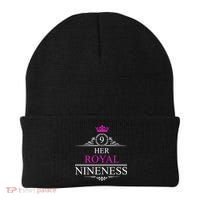 Her Royal Nineness 9th Birthday Nine Year Old Girl Beanie thumb 0