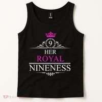 Her Royal Nineness 9th Birthday Nine Year Old Girl Tank Top thumb 2