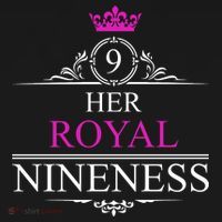 Her Royal Nineness 9th Birthday Nine Year Old Girl Visor thumb 3