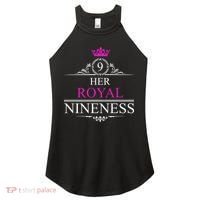 Her Royal Nineness 9th Birthday Nine Year Old Girl Women's Perfect Tri Rocker Tank thumb 0