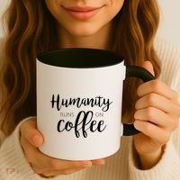 Humanity Runs On Coffee Coffee Mug thumb 3