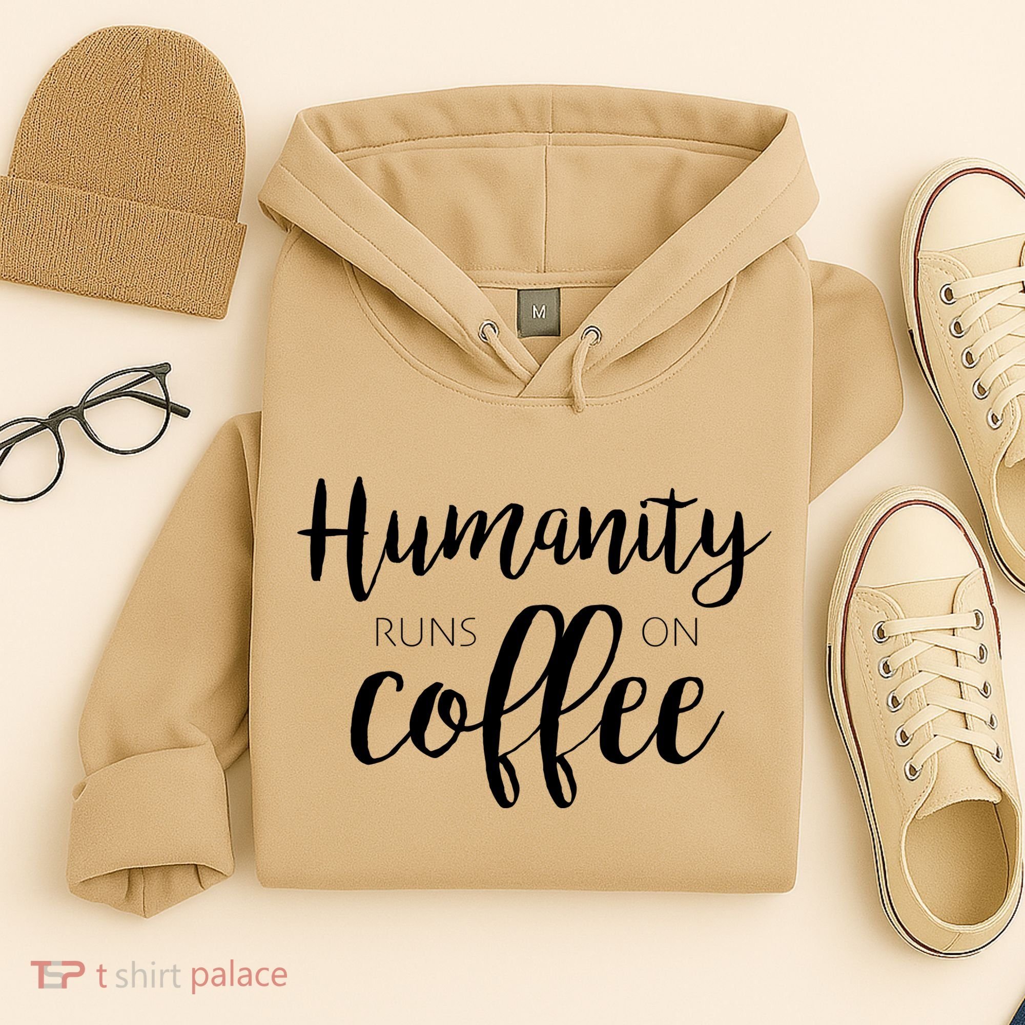 Humanity Runs On Coffee Hoodie