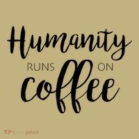 Humanity Runs On Coffee Hoodie thumb 7