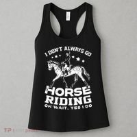 Horse Riding Owner Outfit Equestrian Horse Lover Women's Tank Top thumb 3