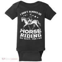Horse Riding Owner Outfit Equestrian Horse Lover Baby Bodysuit thumb 0