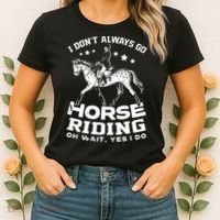 Horse Riding Owner Outfit Equestrian Horse Lover Women's T-Shirt thumb 2