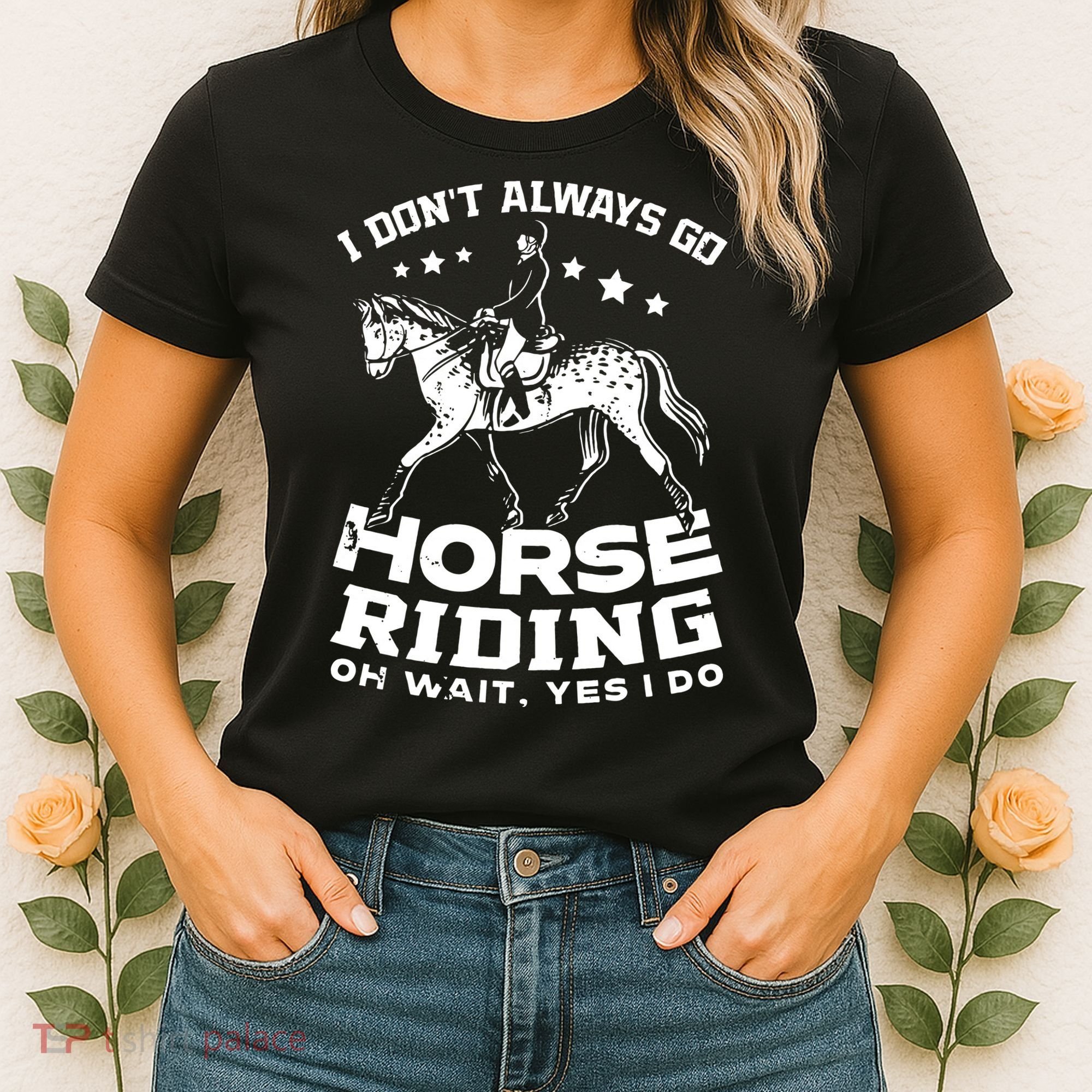 Horse Riding Owner Outfit Equestrian Horse Lover Women's T-Shirt