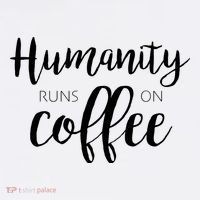 Humanity Runs On Coffee Garment-Dyed Sweatshirt thumb 2