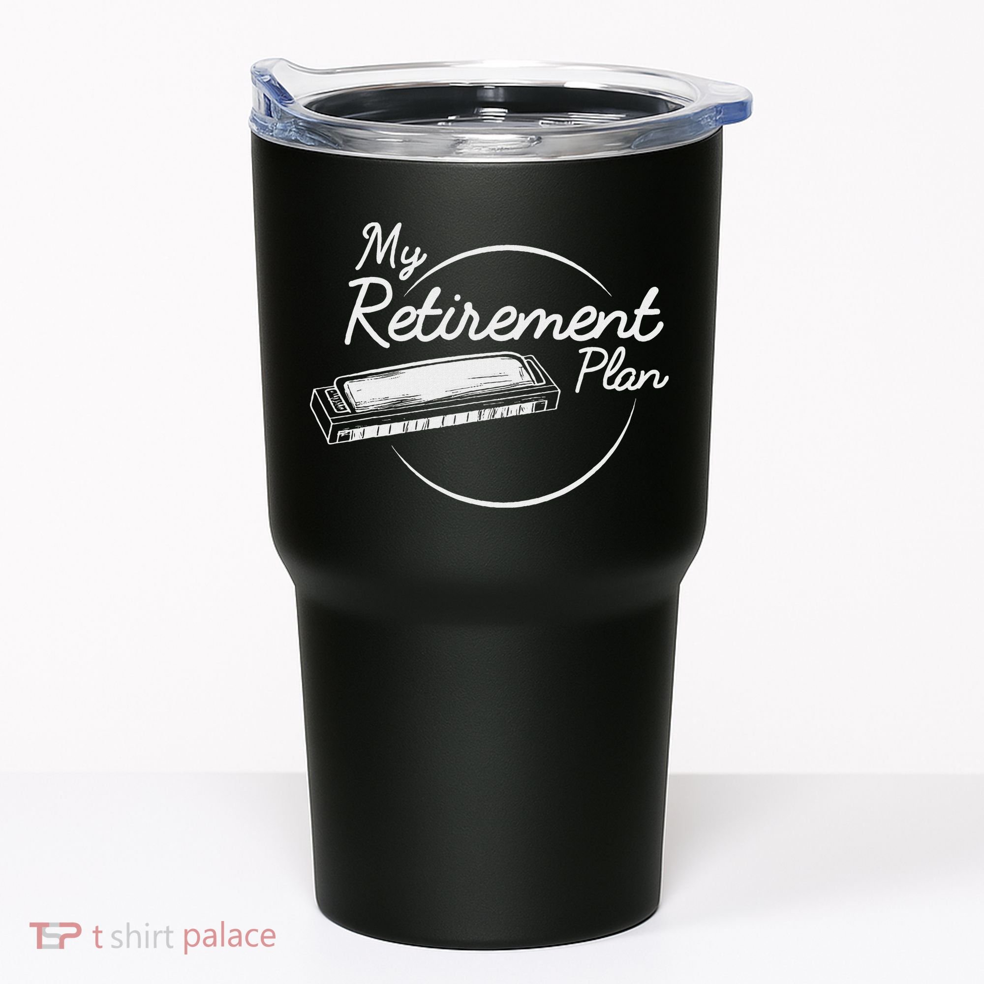 Harmonica Retirement Plan I Mouth Organ Gift Tumbler