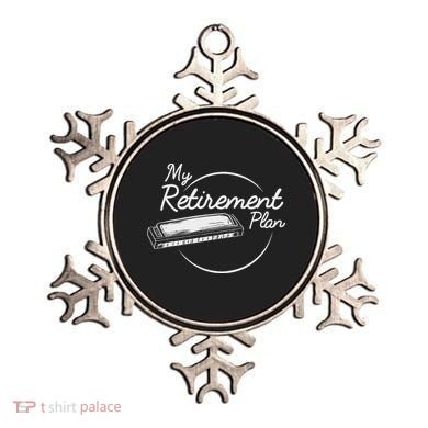 Harmonica Retirement Plan I Mouth Organ Gift Ornament