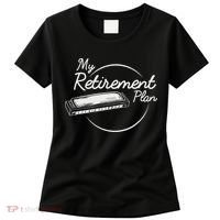 Harmonica Retirement Plan I Mouth Organ Gift Women's T-Shirt thumb 0