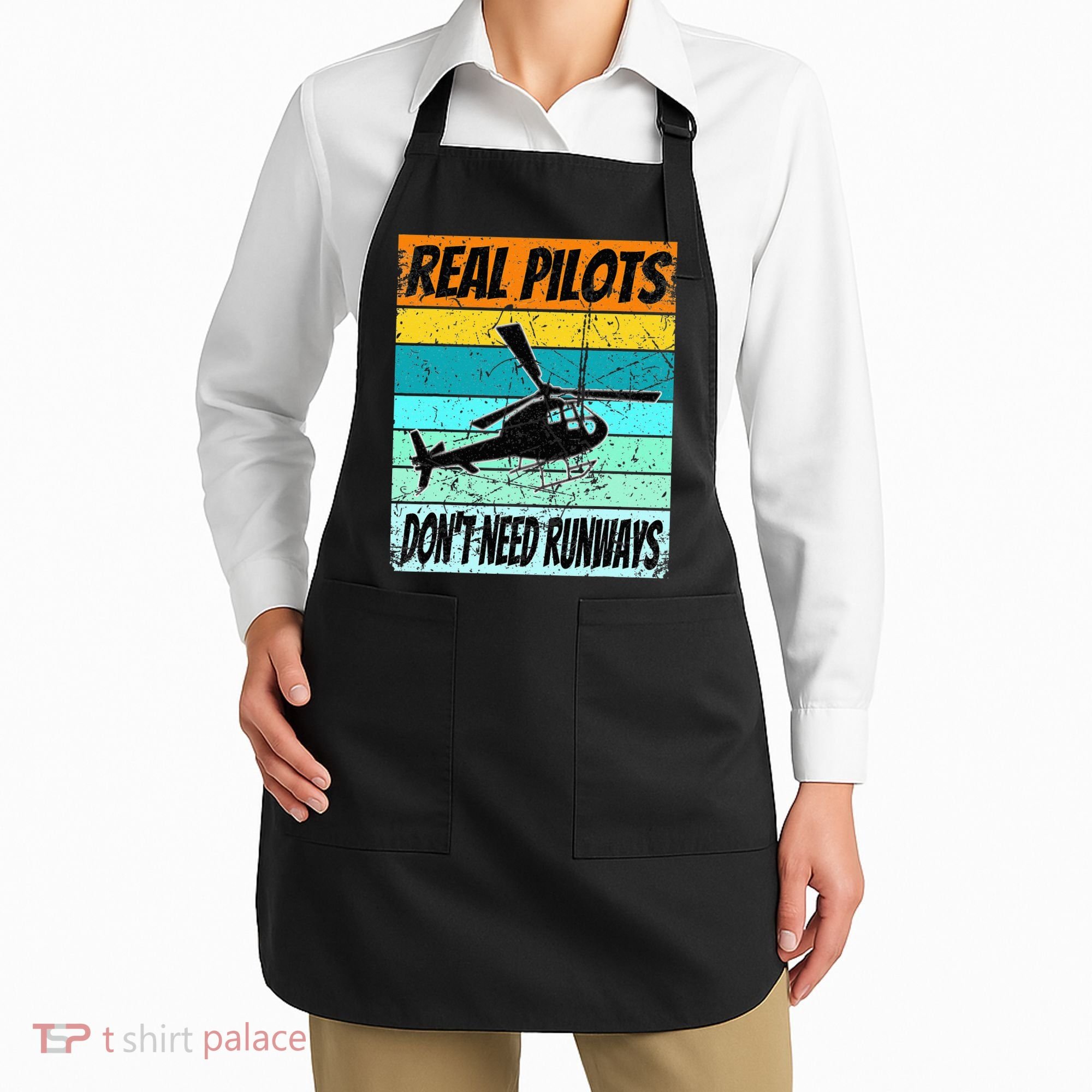 Helicopter Real Pilots Dont Need Runways Apron