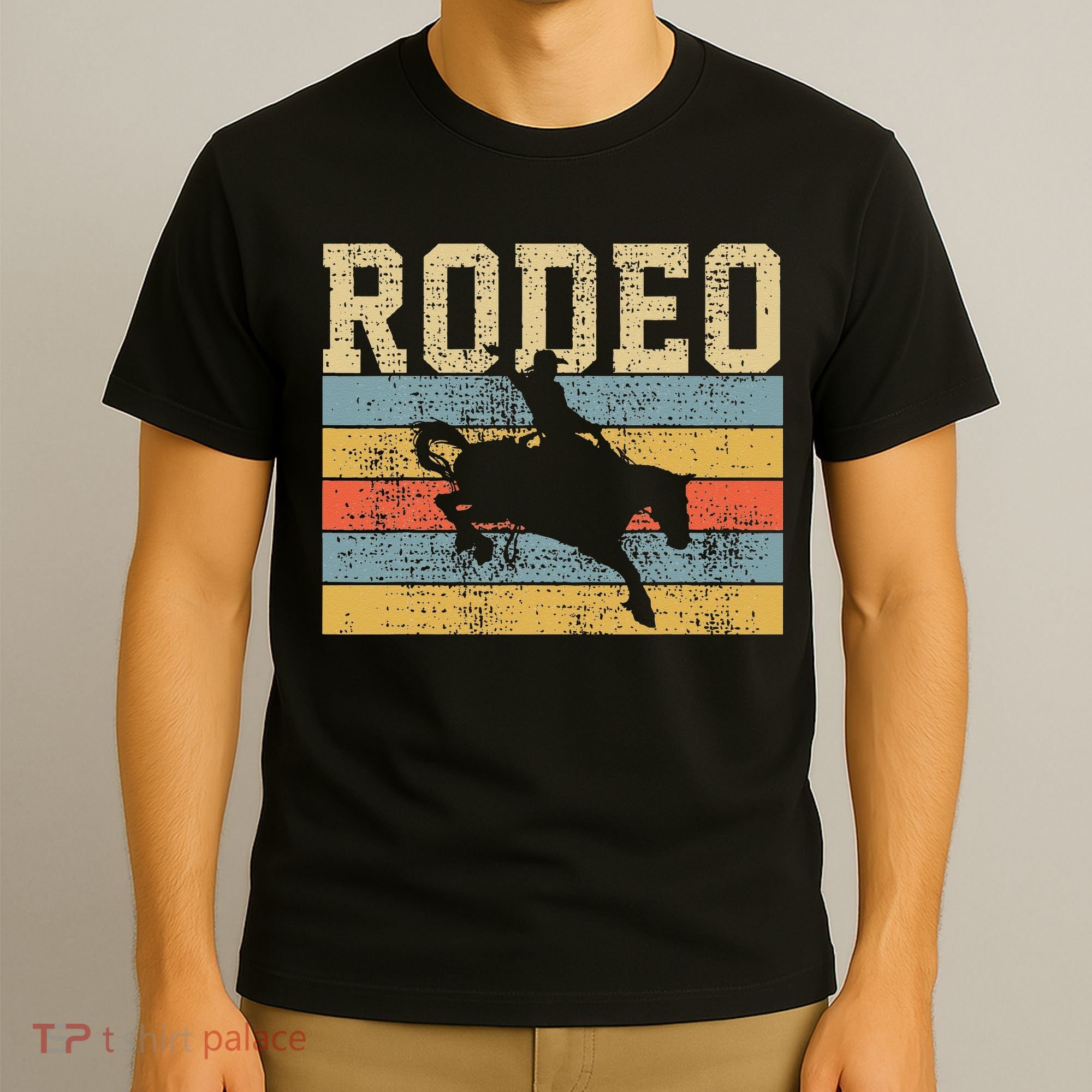 Horse Riding Retro Vintage Western Country T-Shirt