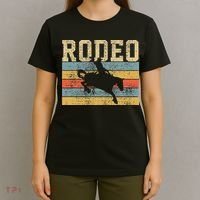 Horse Riding Retro Vintage Western Country T-Shirt thumb 4