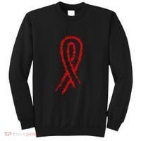 Hiv Red Ribbon World Aids Day Sweatshirt thumb 0
