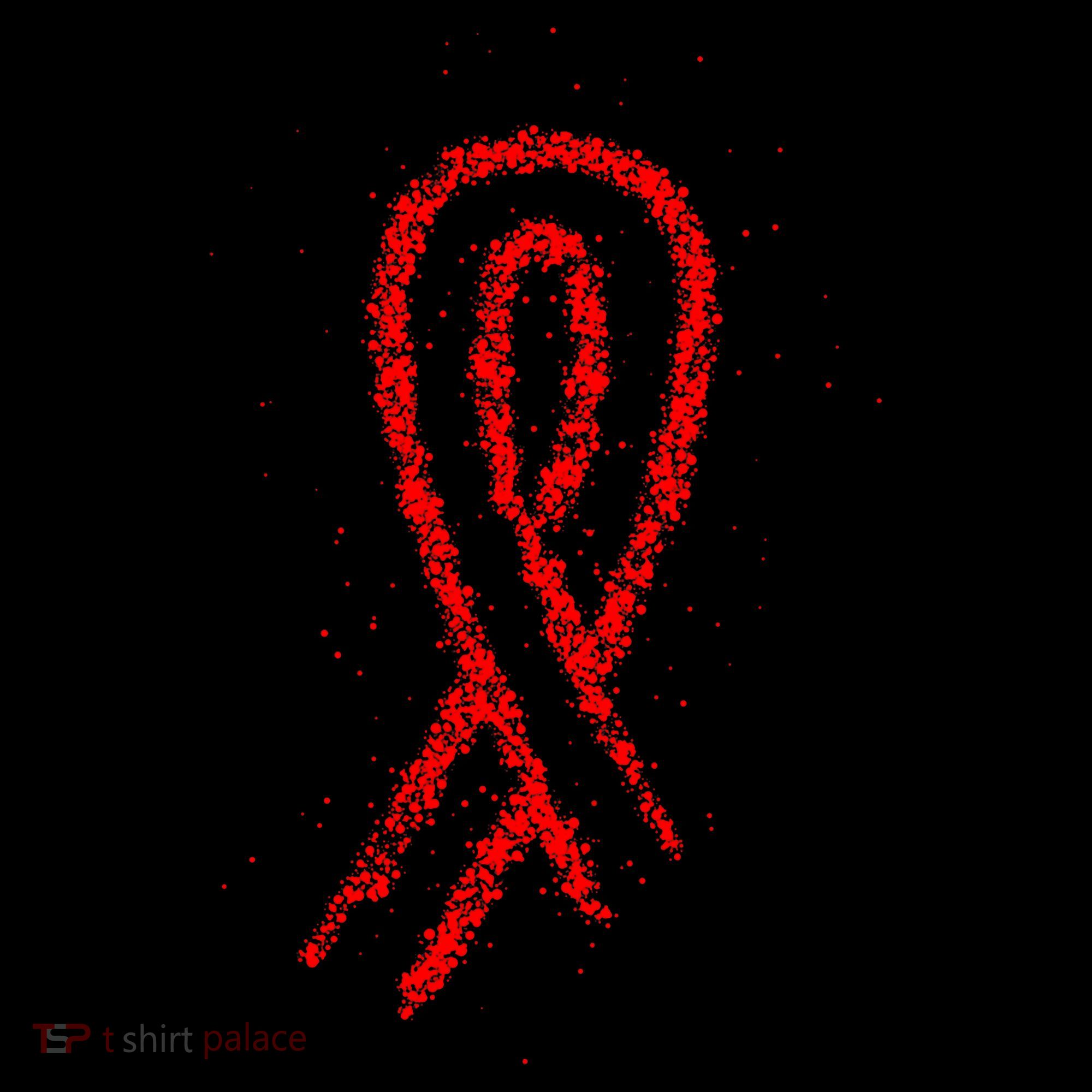 Hiv Red Ribbon World Aids Day Women's Hoodie