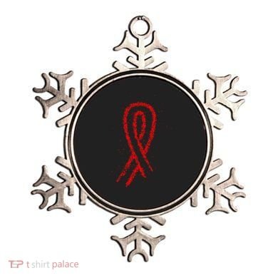 Hiv Red Ribbon World Aids Day Ornament