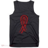 Hiv Red Ribbon World Aids Day Tank Top thumb 0