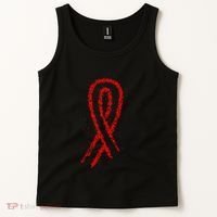 Hiv Red Ribbon World Aids Day Tank Top thumb 2