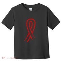 Hiv Red Ribbon World Aids Day Toddler T-Shirt thumb 0