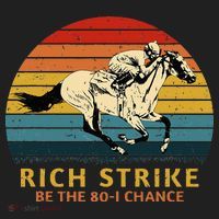 Horse Racing Rich Strike Be The 801 Chance Derby Winner Beanie thumb 2