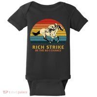 Horse Racing Rich Strike Be The 801 Chance Derby Winner Baby Bodysuit thumb 0